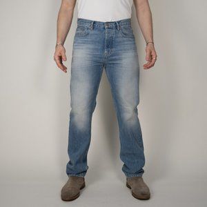 The Kooples Straight Jeans in Faded Blue Wash 31x31